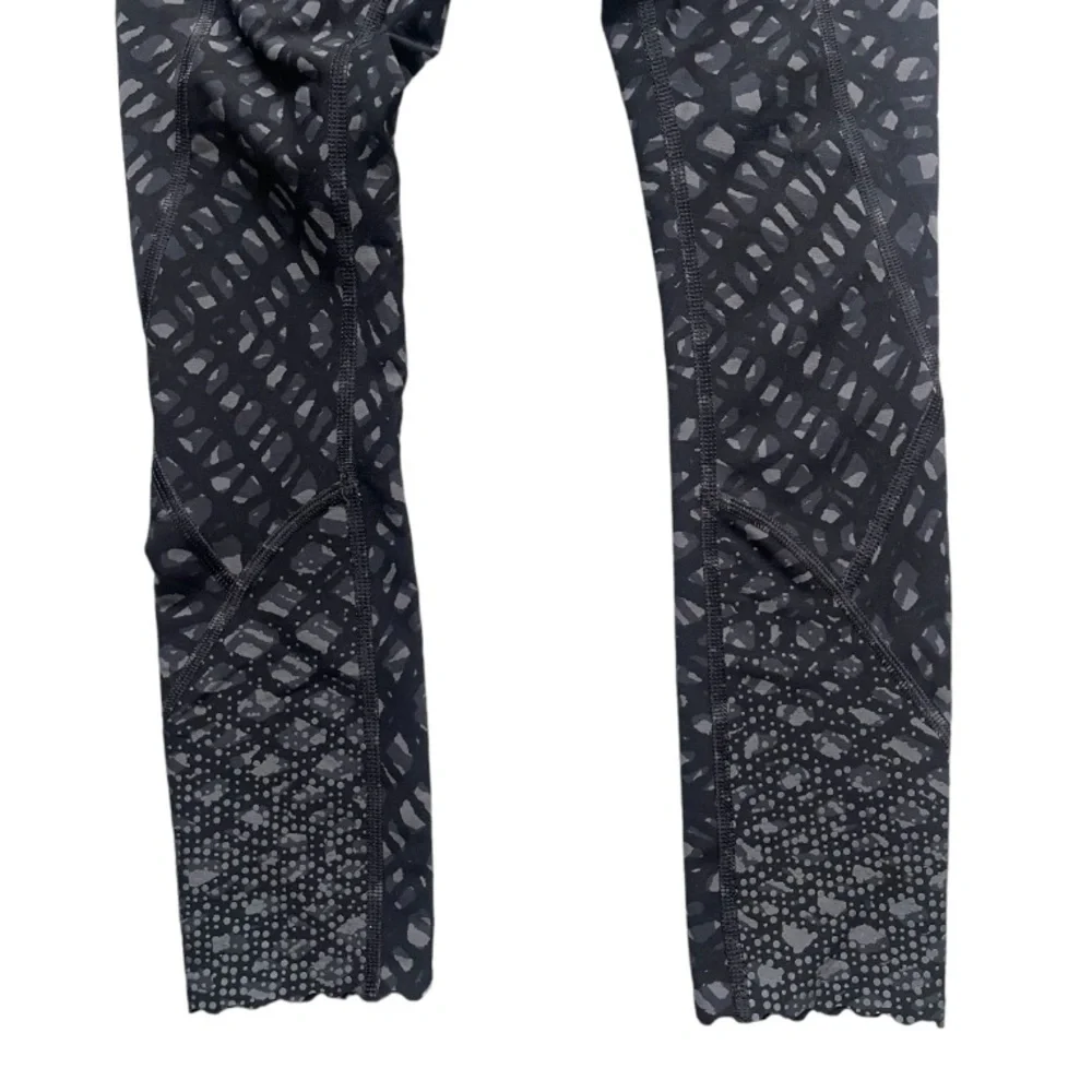 Lululemon Tight Stuff Tight (Reflective) Simply Lace Play Dark Slate Black